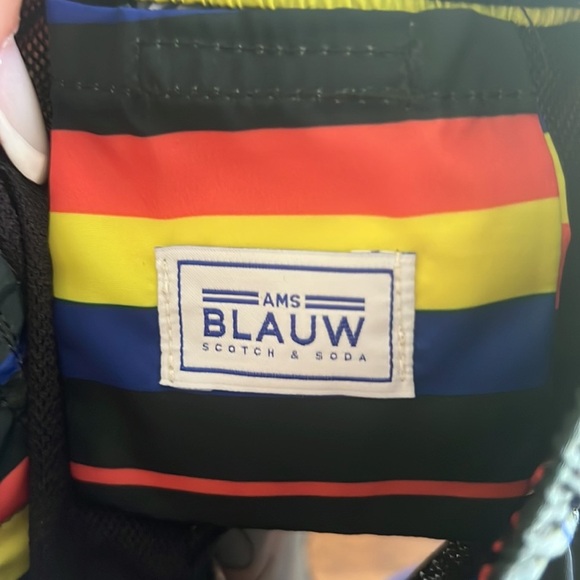 Scotch & Soda Boys Swim Trunks Size 6/7 - Picture 5 of 6